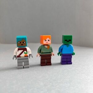 Lego Minecraft Minifigure Bundle